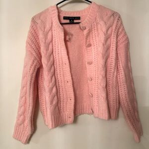 HYFVE Button Up Knit Sweater